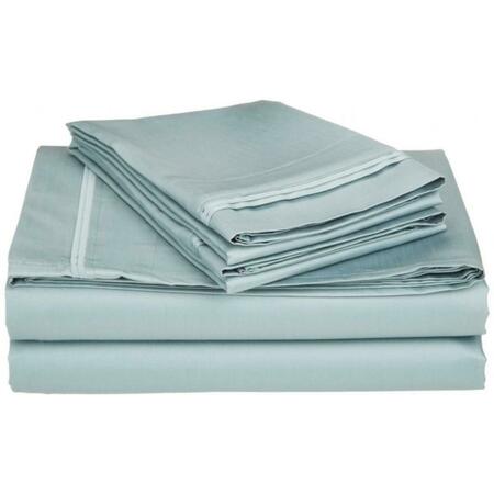 IMPRESSIONS BY LUXOR TREASURES Egyptian Cotton 650 Thread Count Solid Sheet Set California King-Teal 650CKSH SLTL